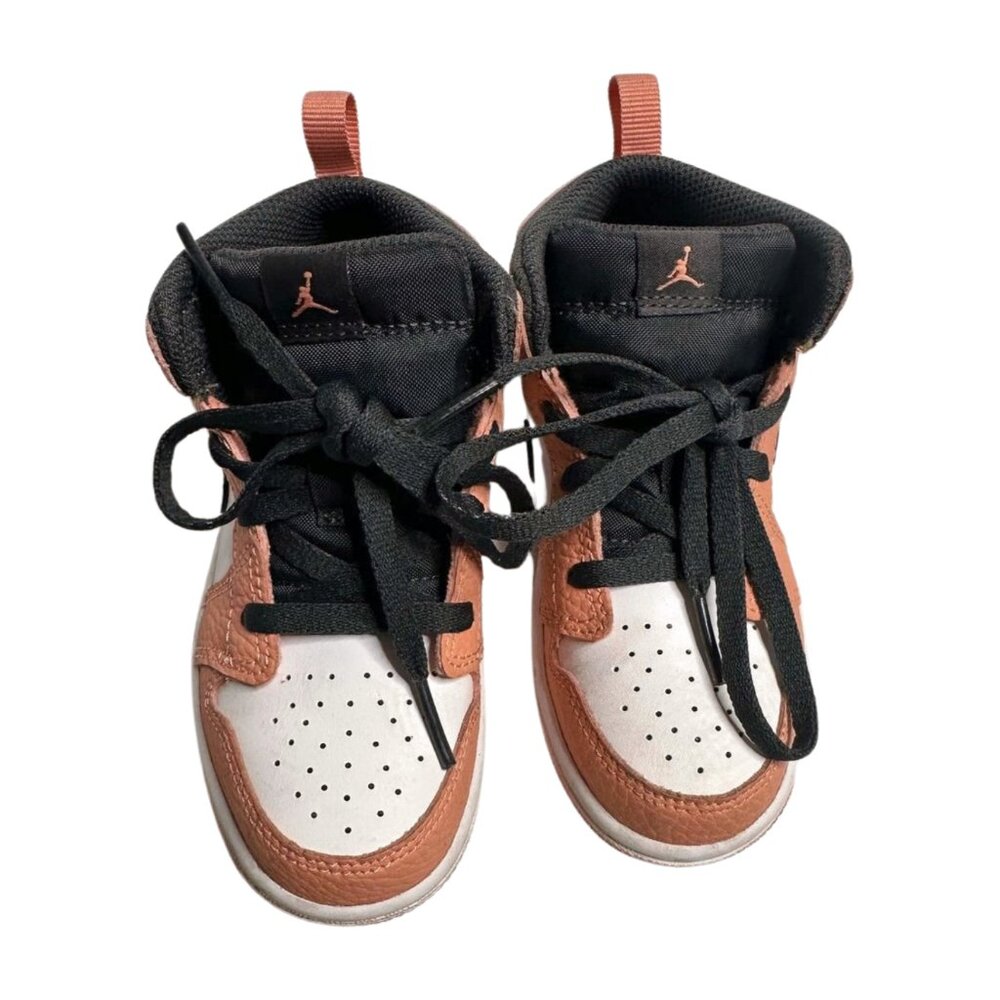 Nike Air Jordan 1 Mid GT Sneaker Shoes 'Pink Quartz' 644507‑603 Toddler 9C/15cm